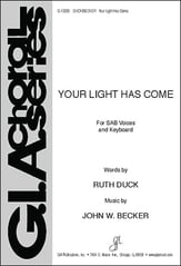 Your Light Has Come SAB choral sheet music cover